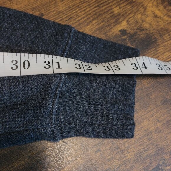 Billabong Zip Up Logo Jacket Size M Heathered Black Charcoal Pockets Streetwear - Picture 9 of 9